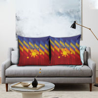 Personalized Philippines Eight Rays Sun Pillow Cover Traditional Filipino Igorot Pattern Motif
