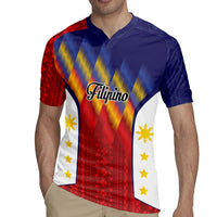 Personalized Philippines Eight Rays Sun Rugby Jersey Traditional Filipino Igorot Pattern Motif