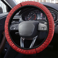 Philippines Eight Rays Sun Steering Wheel Cover Traditional Filipino Igorot Pattern Motif