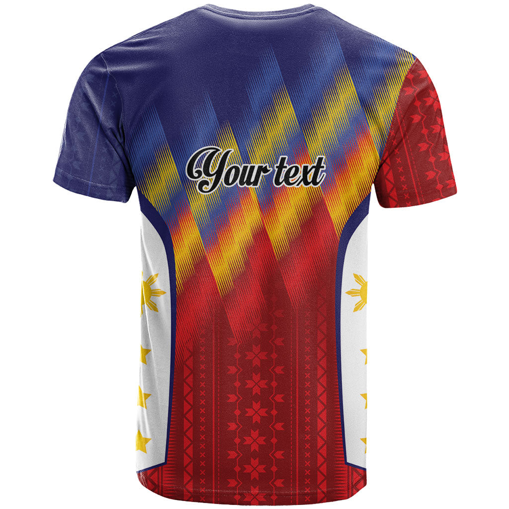 Personalized Philippines Eight Rays Sun T Shirt Traditional Filipino Igorot Pattern Motif