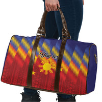 Personalized Philippines Eight Rays Sun Travel Bag Traditional Filipino Igorot Pattern Motif