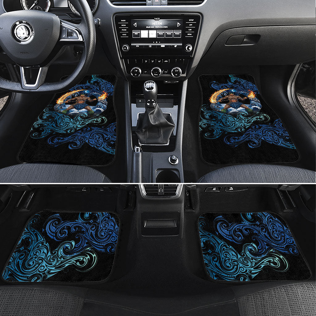 Samoa Siva Afi Car Mats Fireknife Fire Dance Pacific Tribal Motif