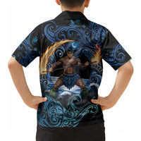 Samoa Siva Afi Hawaiian Shirt Fireknife Fire Dance Pacific Tribal Motif