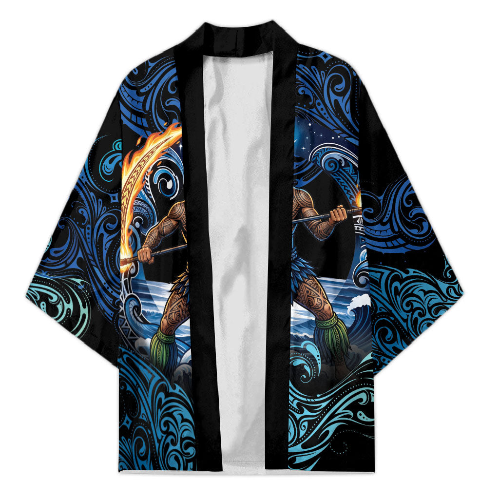 Samoa Siva Afi Kimono Fireknife Fire Dance Pacific Tribal Motif
