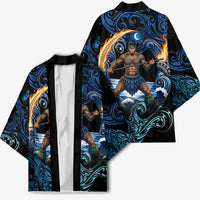 Samoa Siva Afi Kimono Fireknife Fire Dance Pacific Tribal Motif