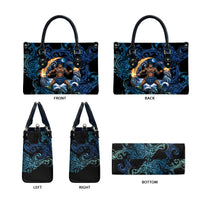 Samoa Siva Afi Leather Bag Fireknife Fire Dance Pacific Tribal Motif