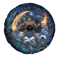 Samoa Siva Afi Spare Tire Cover Fireknife Fire Dance Pacific Tribal Motif