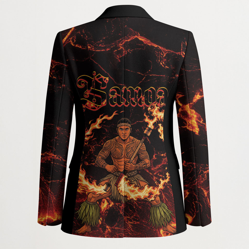 Samoa Siva Afi Dance Fireknife Blazer Polynesian Heritage Fire Dance