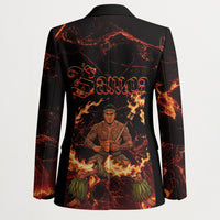 Samoa Siva Afi Dance Fireknife Blazer Polynesian Heritage Fire Dance