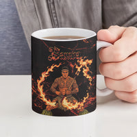 Samoa Siva Afi Dance Fireknife Ceramic Mug Polynesian Heritage Fire Dance