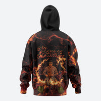 Samoa Siva Afi Dance Fireknife Hoodie Polynesian Heritage Fire Dance