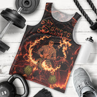 Samoa Siva Afi Dance Fireknife Men Tank Top Polynesian Heritage Fire Dance