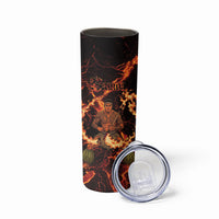 Samoa Siva Afi Dance Fireknife Skinny Tumbler Polynesian Heritage Fire Dance