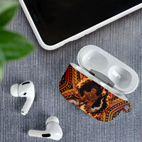 Samoa Siva Afi Dance Fireknife AirPods Case Samoan Tribal Motif Dancing in the Fire