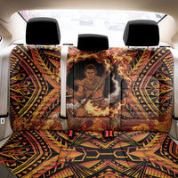 Samoa Siva Afi Dance Fireknife Back Car Seat Cover Samoan Tribal Motif Dancing in the Fire