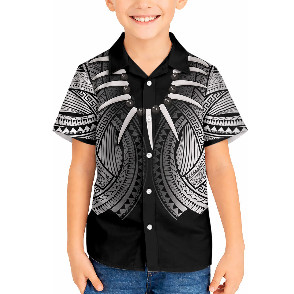 Samoan Ula Nifo Afi Tribal Hawaiian Shirt Polynesian Pattern