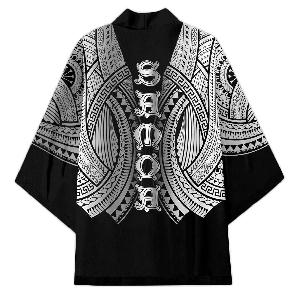 Samoan Ula Nifo Afi Tribal Kimono Polynesian Pattern