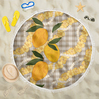 Maku'e Hawaiian Mango Palaka Beach Blanket Aloha Hibiscus Pikake Lei