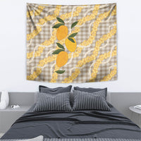 Maku'e Hawaiian Mango Palaka Tapestry Aloha Hibiscus Pikake Lei