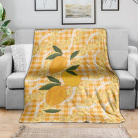 Alani Hawaiian Mango Palaka Blanket Aloha Hibiscus Pikake Lei