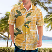 Alani Hawaiian Mango Palaka Hawaiian Shirt Aloha Hibiscus Pikake Lei