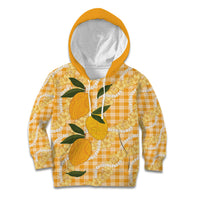 Alani Hawaiian Mango Palaka Kid Hoodie Aloha Hibiscus Pikake Lei