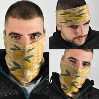 Alani Hawaiian Mango Palaka Neck Gaiter Aloha Hibiscus Pikake Lei