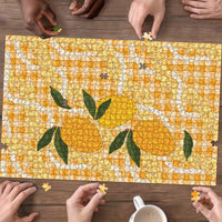 Alani Hawaiian Mango Palaka Puzzle Aloha Hibiscus Pikake Lei