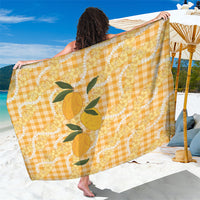 Alani Hawaiian Mango Palaka Sarong Aloha Hibiscus Pikake Lei