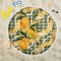 Uliuli Ahiahia Hawaiian Mango Palaka Beach Blanket Aloha Hibiscus Pikake Lei