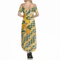 Uliuli Ahiahia Hawaiian Mango Palaka Summer Maxi Dress Aloha Hibiscus Pikake Lei