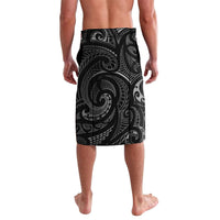 Hawaiian Mango Tribal Tattoo Lavalava Black White Pacific Traditional Pattern