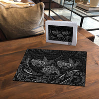 Hawaiian Mango Tribal Tattoo Puzzle Black White Pacific Traditional Pattern
