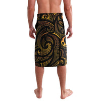 Hawaiian Mango Tribal Tattoo Lavalava Gold Pacific Traditional Pattern