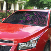 Hawaiian Mango Tribal Tattoo Auto Sun Shade Pink Pacific Traditional Pattern