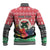 Personalised Vanuatu Joyeux Noel Baseball Jacket Proud To Be a Ni-Van Sand Drawing Art - Polynesian Pride