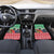 Personalised Vanuatu Joyeux Noel Car Mats Proud To Be a Ni-Van Sand Drawing Art - Polynesian Pride