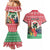 Personalised Vanuatu Joyeux Noel Couples Matching Mermaid Dress and Hawaiian Shirt Proud To Be a Ni-Van Sand Drawing Art - Polynesian Pride