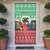 Personalised Vanuatu Joyeux Noel Door Cover Proud To Be a Ni-Van Sand Drawing Art - Polynesian Pride