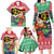Personalised Vanuatu Joyeux Noel Family Matching Long Sleeve Bodycon Dress and Hawaiian Shirt Proud To Be a Ni-Van Sand Drawing Art - Polynesian Pride
