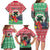 Personalised Vanuatu Joyeux Noel Family Matching Long Sleeve Bodycon Dress and Hawaiian Shirt Proud To Be a Ni-Van Sand Drawing Art - Polynesian Pride