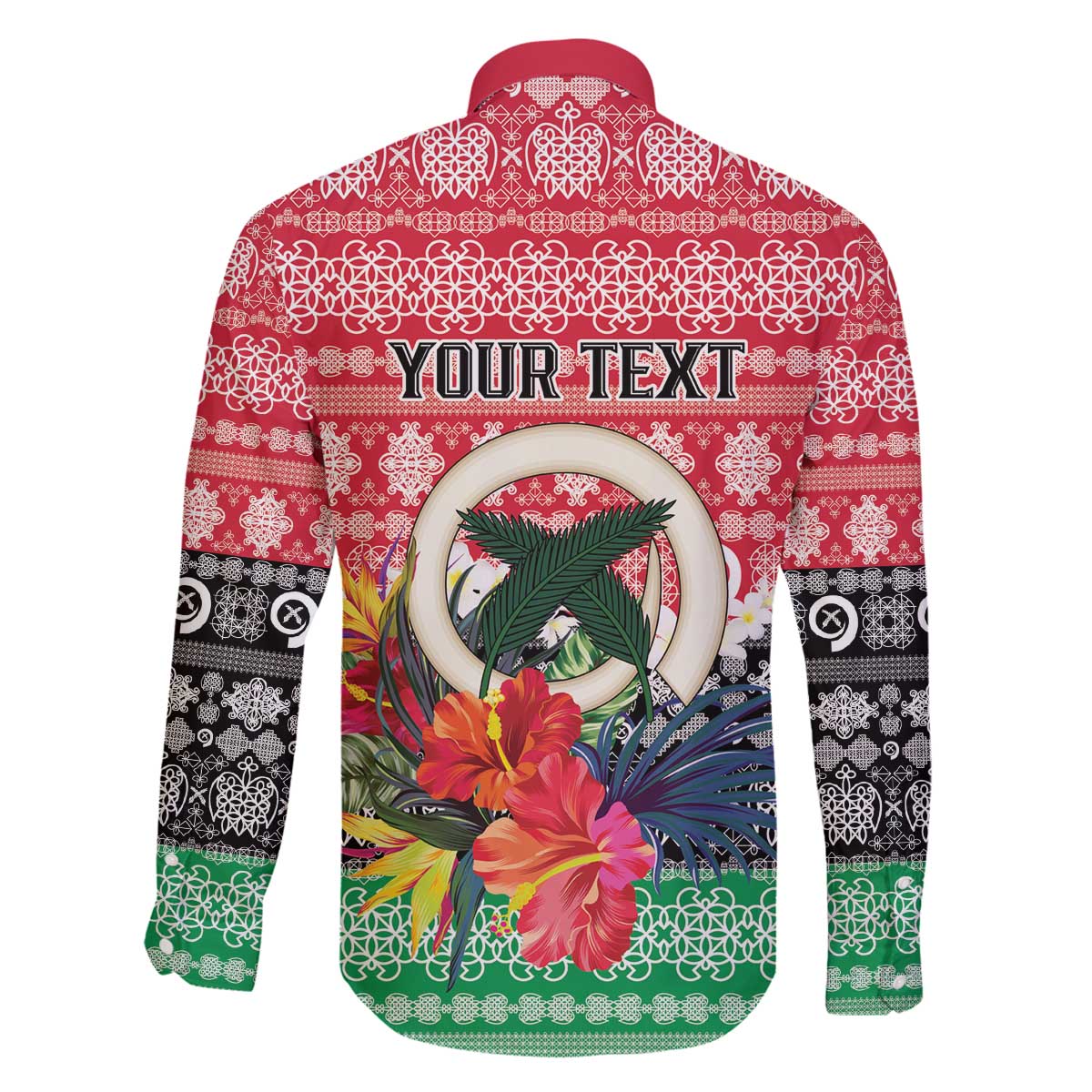 Personalised Vanuatu Joyeux Noel Family Matching Off The Shoulder Long Sleeve Dress and Hawaiian Shirt Proud To Be a Ni-Van Sand Drawing Art - Polynesian Pride