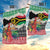 Personalised Vanuatu Joyeux Noel Garden Flag Proud To Be a Ni-Van Sand Drawing Art - Polynesian Pride