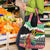 Personalised Vanuatu Joyeux Noel Grocery Bag Proud To Be a Ni-Van Sand Drawing Art - Polynesian Pride