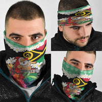 Personalised Vanuatu Joyeux Noel Neck Gaiter Proud To Be a Ni-Van Sand Drawing Art - Polynesian Pride