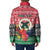Personalised Vanuatu Joyeux Noel Padded Jacket Proud To Be a Ni-Van Sand Drawing Art - Polynesian Pride