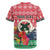 Personalised Vanuatu Joyeux Noel Rugby Jersey Proud To Be a Ni-Van Sand Drawing Art - Polynesian Pride