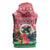 Personalised Vanuatu Joyeux Noel Sleeveless Hoodie Proud To Be a Ni-Van Sand Drawing Art - Polynesian Pride