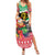 Personalised Vanuatu Joyeux Noel Summer Maxi Dress Proud To Be a Ni-Van Sand Drawing Art - Polynesian Pride