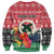 Personalised Vanuatu Joyeux Noel Sweatshirt Proud To Be a Ni-Van Sand Drawing Art - Polynesian Pride